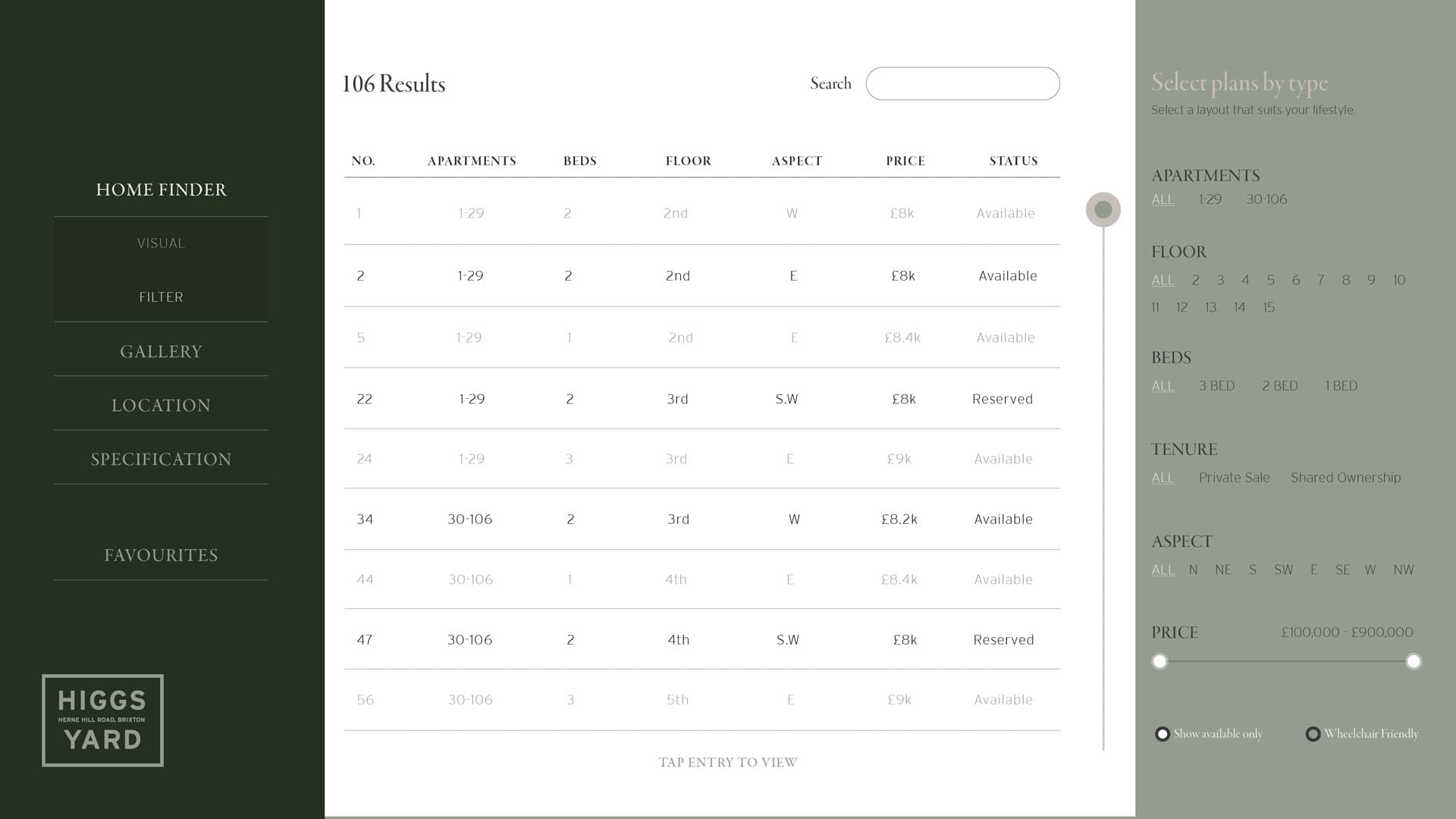 Process - Advanced Filtering