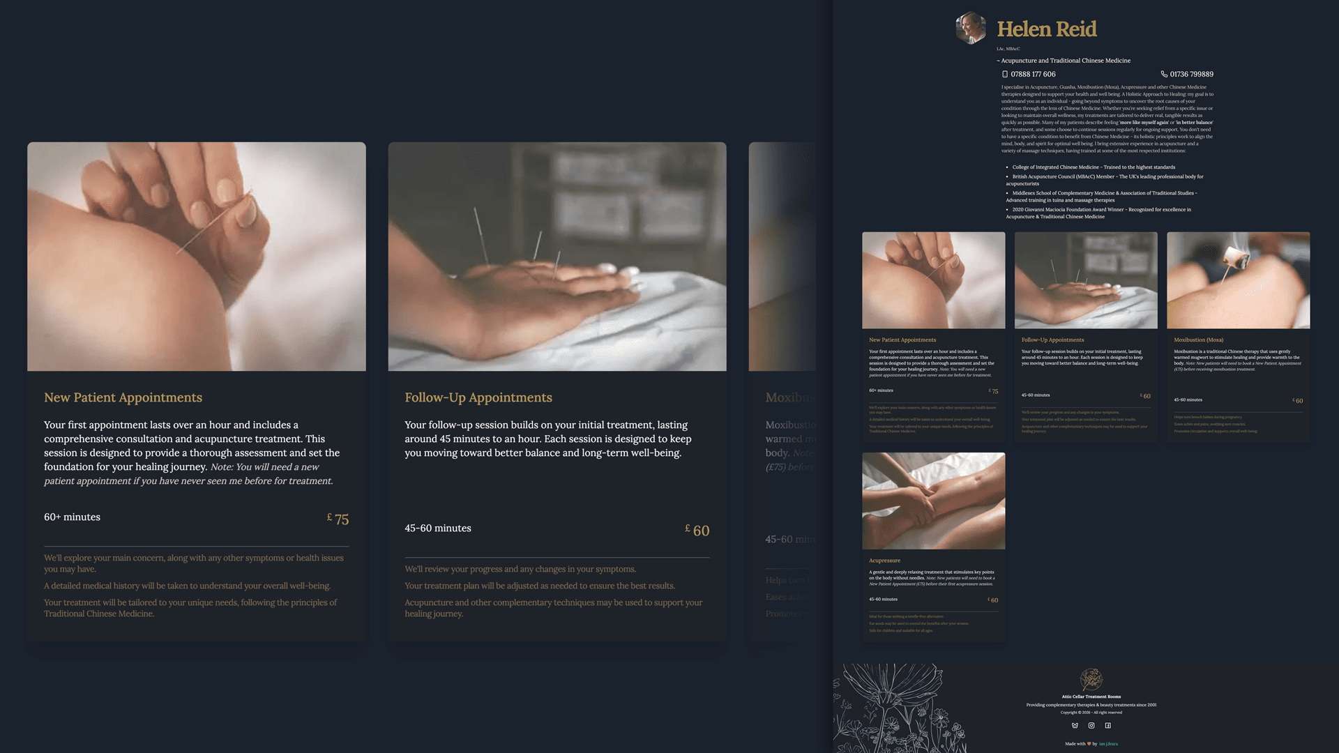 Process - Visual Treatment Menu